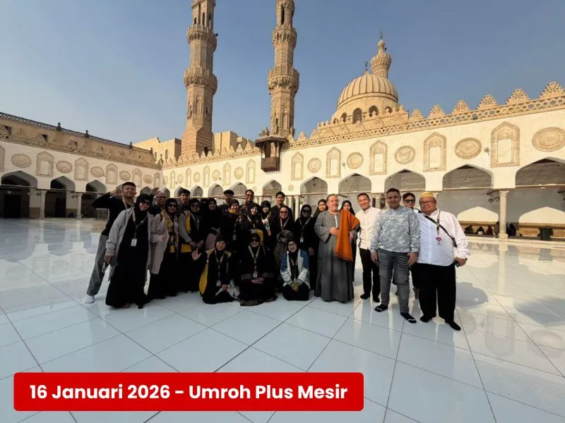 Perjalanan umroh plus Mesir bersama jamaah Jannah Firdaus Travel